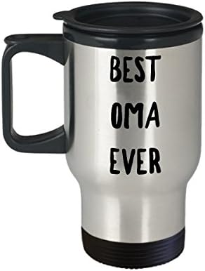 HollyWood & влакното наблизо Oma Travel Mug - най-Добрата в историята на Oma Кафеена Чаша с изолация от неръждаема