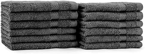 Памучни кърпички за пране AKTI Premium, опаковка 12, 13x13 см, 520 г, Силна, бързо съхнещи и добре Абсорбиращи