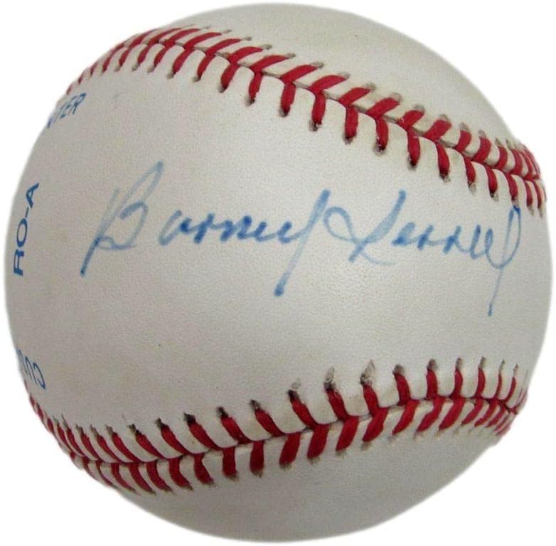 Барни Серрелл подписа договор с OAL Baseball Негър League Kansas City Monarchs PSA / Бейзболни топки с ДНК-Автограф