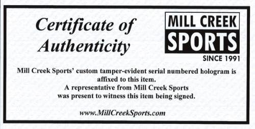 Майкъл Диксън с автограф на футболен клуб Seattle Seahawks С бяло лого (Плосък) MCS Holo 98838 - Футболни топки