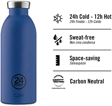 24Bottles Клима Bottles - Изолирано бутилка за вода с 11 грама /17 мл / 29 грама, Бутилки за вода със водонепропускливи