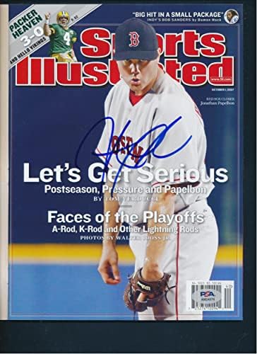 Джонатан Папелбон Подписа за Спортс илюстрейтид с Автограф на PSA/DNA AM24576 - Списания MLB с автограф