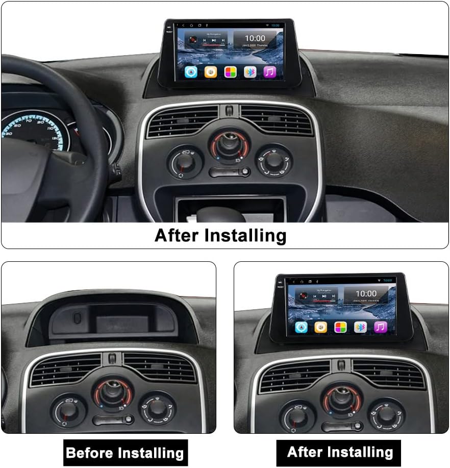 RoverOne Автомобилен Радиоприемник GPS за Renault Kangoo 2015 2017 2018 г. с Медия плеър на Android Навигация