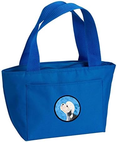 Чанта за обяд Carolin's Treasures SS4779-BU-8808 Blue Dandie Dinmont Terrier, Чанти за многократна употреба