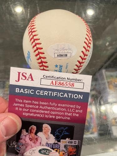Бейзболен сингъл Бо Jackson Kansas City Рояли Raiders с Автограф от Jsa - Бейзболни топки с автографи