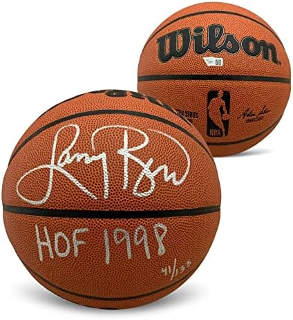 Пълен размер на Баскетболен клуб от НБА с Автограф Лари Берда HOF 1998 Fanatics LE 133 - Баскетболни Топки с