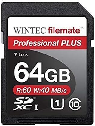 Споделяне на файлове Wintec Professional Plus 64GB UHS-I U1 SDXC C10 Card (3FMSD64GBU1PI-R)