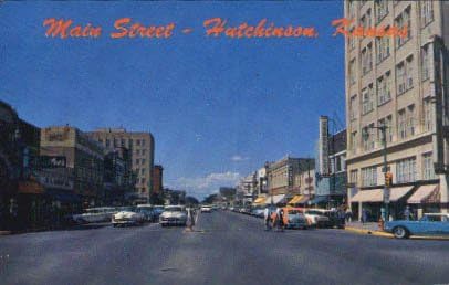 Hutchinson, Канзас, Пощенска Картичка