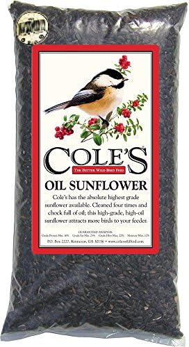 Bird ' s Семе слънчоглед Cole's OS08 Black Oil, 8 паунда