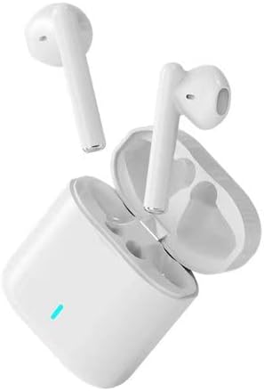 LADUMU Bluetooth Слушалки V77 Преносими геймърски слушалки Леки втулки с Зарядно калъф за Android за Жени