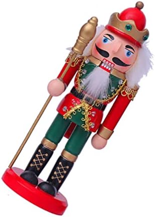 Дървени Коледни Фигурки Войник-Щелкунчика: Музикални Фигурки Щелкунчика Традиционна Дървена Кукла-Лешникотрошачката